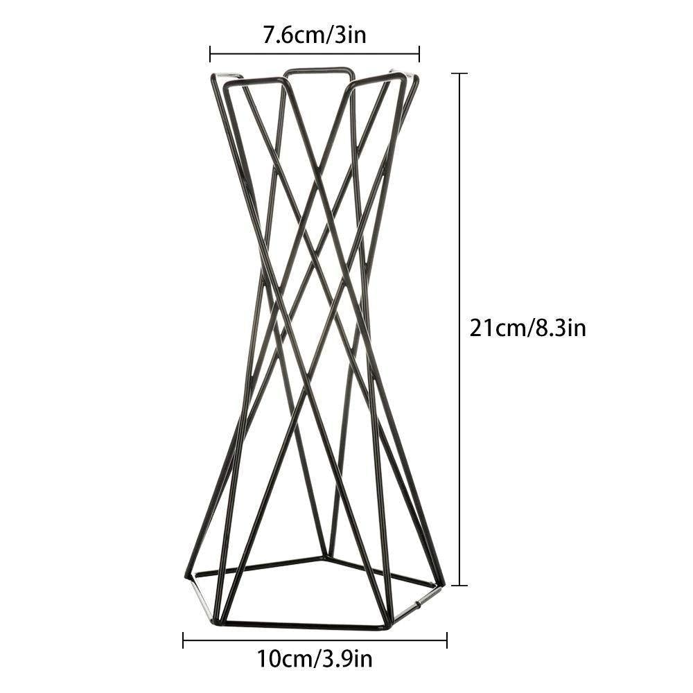 Twisted Geometric Metal Air Plant Stand