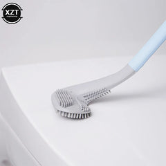 Silicon toilet brush