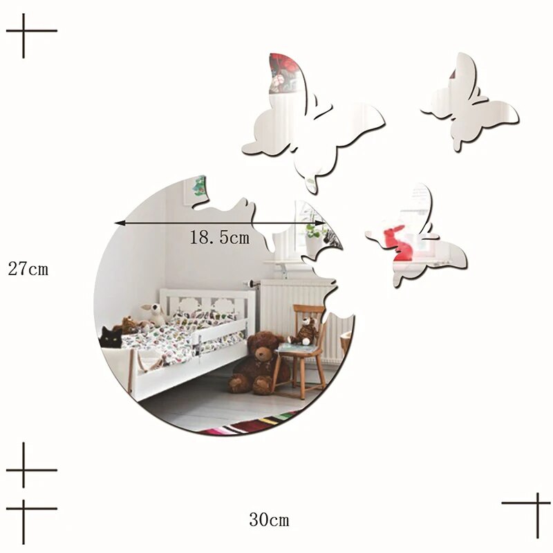 Butterfly DIY Mirror Wall Sticker