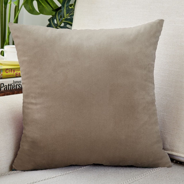 Cushion Cover Velvet Decoration Pillows For Sofa