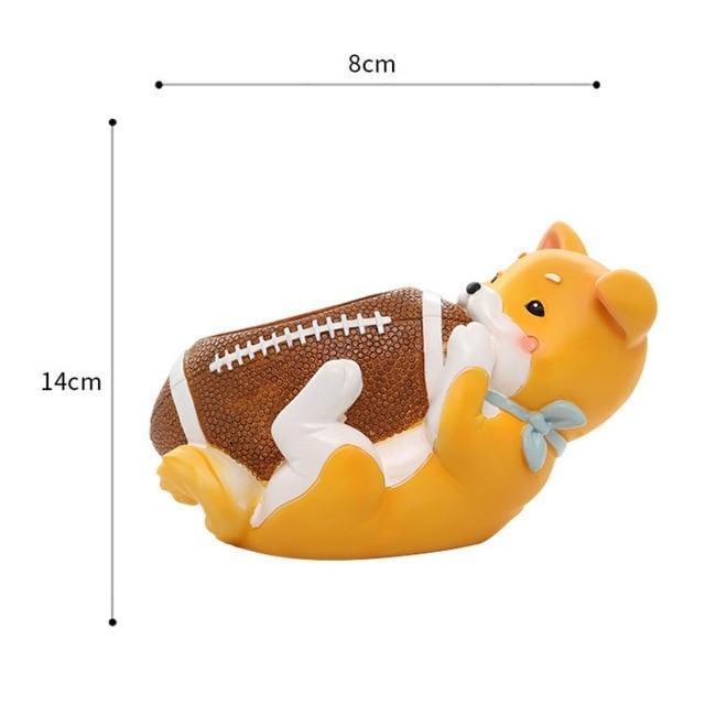 Sporty Dog Succulent Planter Shiba Inu | Sage & Sill