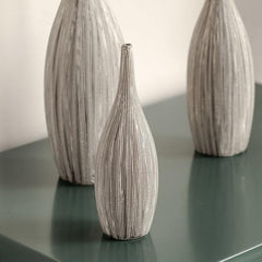 Natural Etch Ceramic Vases