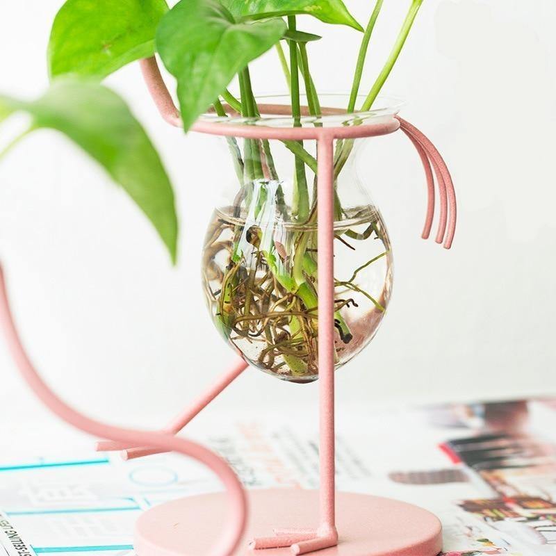 Tropical Flamingo Propagation Vase